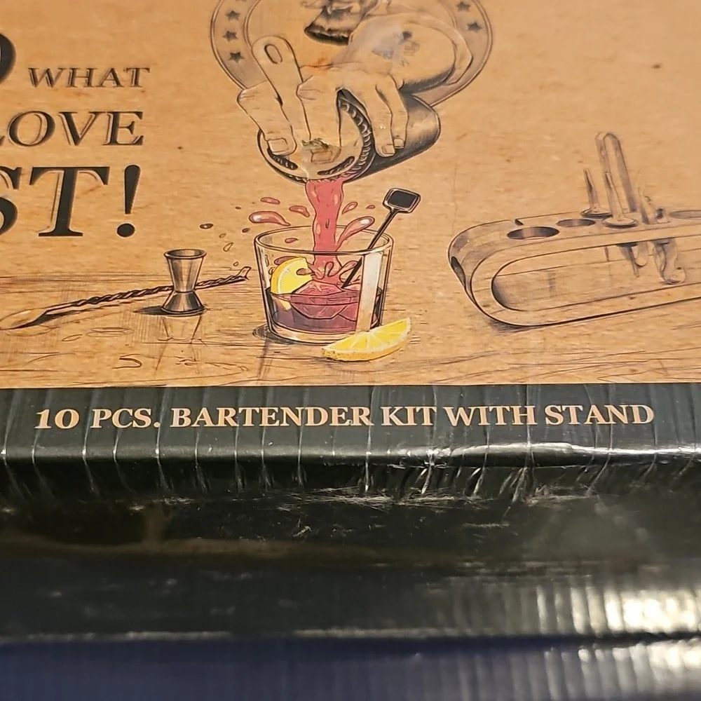 Nwt Mixology & Craft Bartender Kit with Stand - Picture 2 of 4